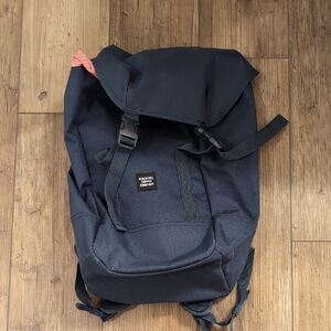 Herschel Blue Backpack With Red Striped Interior
